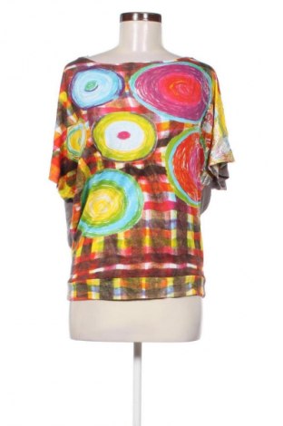 Дамска блуза Desigual, Размер L, Цвят Многоцветен, Цена 49,99 лв.