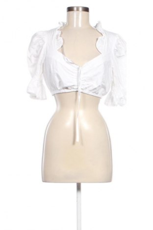 Дамска блуза Dirndl, Размер L, Цвят Бял, Цена 10,99 лв.