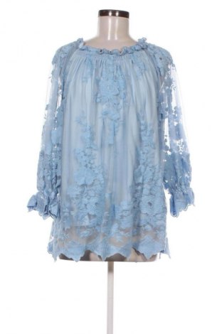 Дамска блуза Fifilles De Paris, Размер M, Цвят Син, Цена 10,99 лв.