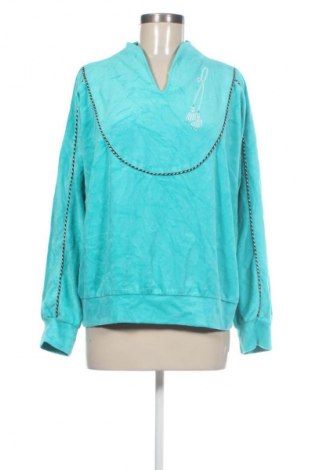 Дамска блуза Unbranded, Размер M, Цвят Син, Цена 7,99 лв.