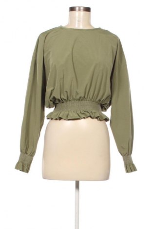 Дамска блуза Zara, Размер M, Цвят Зелен, Цена 19,99 лв.