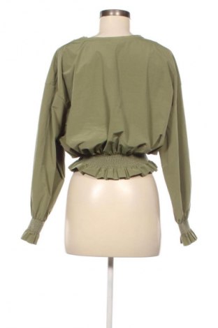 Дамска блуза Zara, Размер M, Цвят Зелен, Цена 19,99 лв.