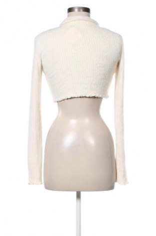 Damen Strickjacke Bershka, Größe S, Farbe Ecru, Preis 14,77 €