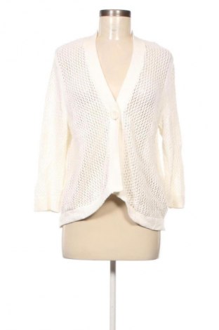 Damen Strickjacke Bianca, Größe L, Farbe Weiß, Preis € 10,99