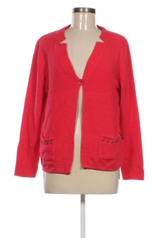 Damen Strickjacke Capuccino, Größe M, Farbe Rot, Preis 8,99 €