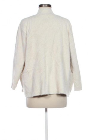 Damen Strickjacke Oui, Größe M, Farbe Ecru, Preis 20,99 €