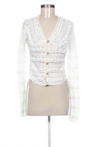 Damen Strickjacke SHEIN, Größe L, Farbe Ecru, Preis 13,99 €