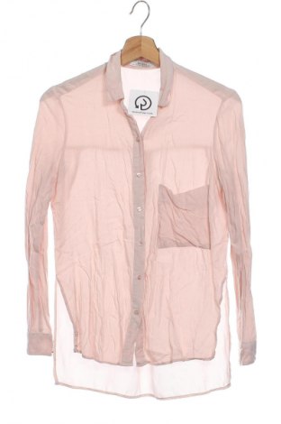 Dámská košile  Bershka, Velikost XS, Barva Popelavě růžová, Cena  219,00 Kč