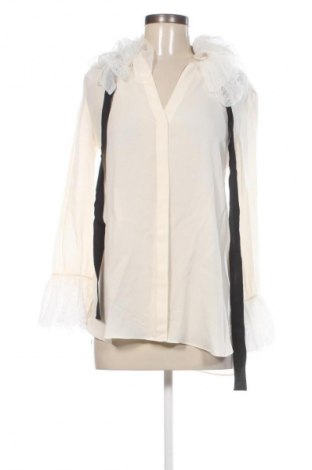 Дамска риза Massimo Dutti, Размер S, Цвят Екрю, Цена 55,10 лв.