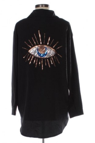 Γυναικείο πουκάμισο Unbranded, Μέγεθος L, Χρώμα Μαύρο, Τιμή 7,99 €