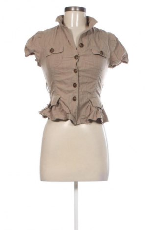 Дамска риза Unbranded, Размер S, Цвят Кафяв, Цена 18,99 лв.