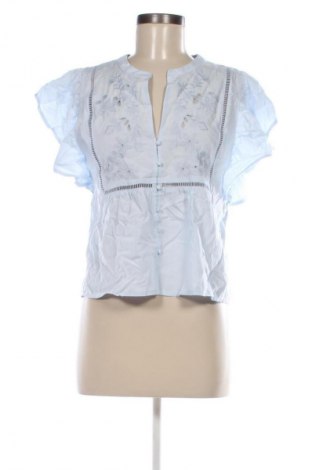 Дамска риза Zara, Размер S, Цвят Син, Цена 19,99 лв.