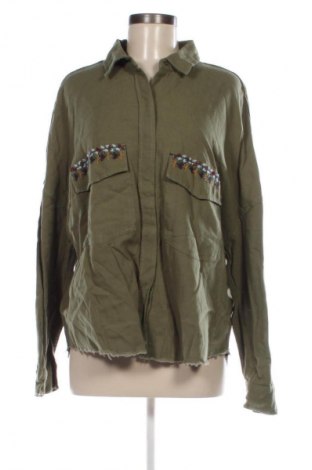 Cămașă de femei Zara, Mărime XL, Culoare Verde, Preț 89,99 Lei