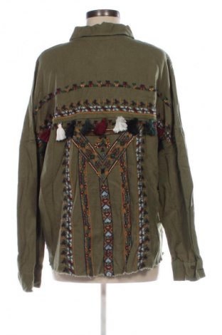 Cămașă de femei Zara, Mărime XL, Culoare Verde, Preț 89,99 Lei