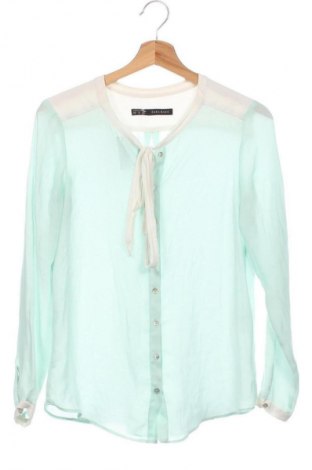Dámska košeľa  Zara, Veľkosť XS, Farba Zelená, Cena  9,95 €