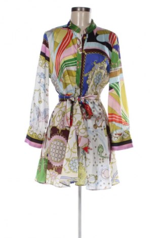 Дамска риза Zara, Размер L, Цвят Многоцветен, Цена 29,99 лв.