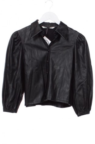 Дамска риза Zara, Размер XS, Цвят Черен, Цена 27,37 лв.