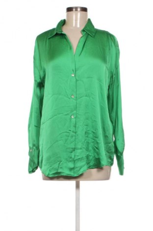 Дамска риза Zara, Размер M, Цвят Зелен, Цена 17,99 лв.