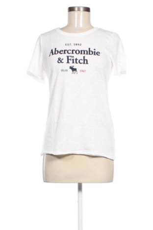 Дамска тениска Abercrombie & Fitch, Размер S, Цвят Бял, Цена 11,99 лв.