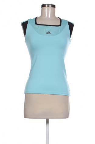 Damski T-shirt Adidas, Rozmiar XS, Kolor Niebieski, Cena 40,99 zł