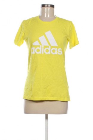 Damen T-Shirt Adidas, Größe M, Farbe Gelb, Preis 20,89 €