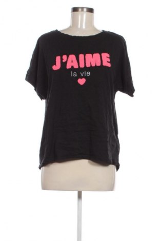 Γυναικείο t-shirt Amisu, Μέγεθος M, Χρώμα Μαύρο, Τιμή 8,70 €