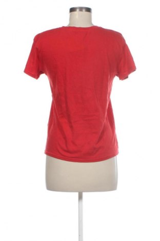 Damski T-shirt Bershka, Rozmiar S, Kolor Czerwony, Cena 40,45 zł