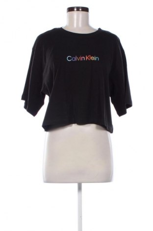Damen T-Shirt Calvin Klein, Größe L, Farbe Schwarz, Preis 38,99 €
