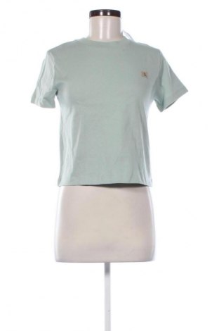 Γυναικείο t-shirt Calvin Klein Jeans, Μέγεθος S, Χρώμα Πράσινο, Τιμή 47,99 €
