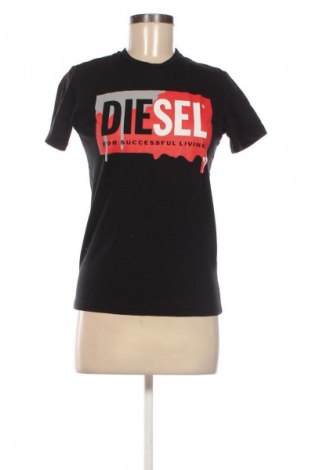 Damski T-shirt Diesel, Rozmiar M, Kolor Czarny, Cena 131,99 zł