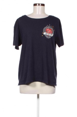 Γυναικείο t-shirt Edc By Esprit, Μέγεθος XL, Χρώμα Μπλέ, Τιμή 9,00 €