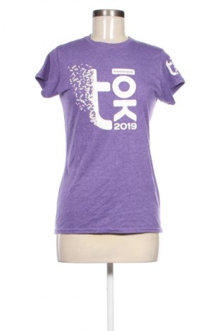 Damski T-shirt Gildan, Rozmiar L, Kolor Fioletowy, Cena 39,08 zł