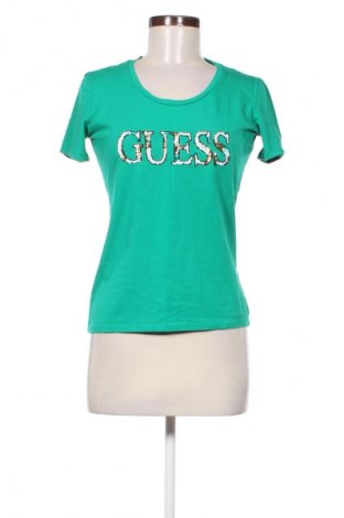 Damen T-Shirt Guess, Größe S, Farbe Grün, Preis 22,16 €