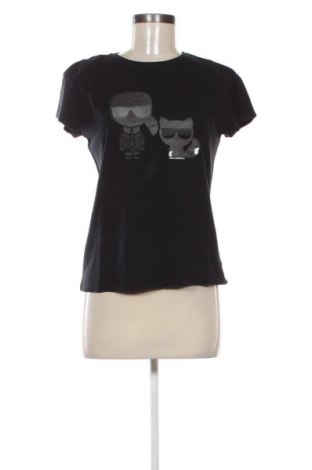 Γυναικείο t-shirt Karl Lagerfeld, Μέγεθος XS, Χρώμα Μαύρο, Τιμή 25,99 €