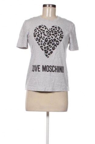 Γυναικείο t-shirt Love Moschino, Μέγεθος XXS, Χρώμα Γκρί, Τιμή 34,78 €