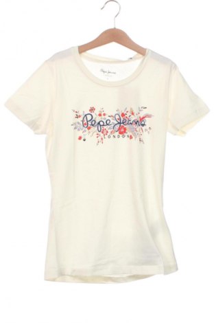 Damski T-shirt Pepe Jeans, Rozmiar XS, Kolor Beżowy, Cena 143,00 zł