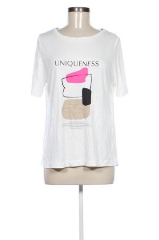 Γυναικείο t-shirt S.Oliver, Μέγεθος M, Χρώμα Λευκό, Τιμή 11,99 €