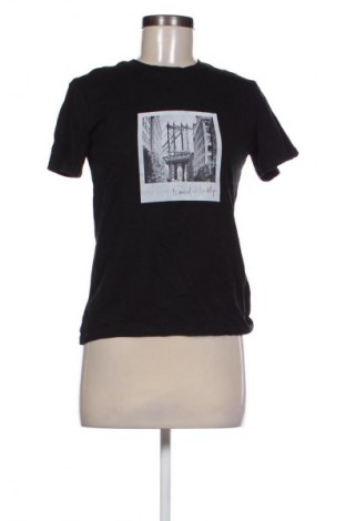 Damski T-shirt Sinsay, Rozmiar XS, Kolor Czarny, Cena 39,08 zł