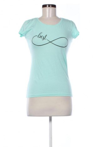 Tricou de femei Sinsay, Mărime M, Culoare Albastru, Preț 29,99 Lei