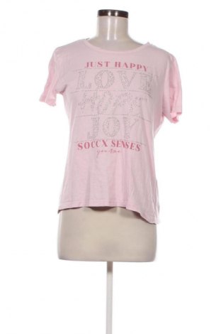 Damen T-Shirt Soccx, Größe S, Farbe Aschrosa, Preis 13,80 €