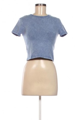 Damski T-shirt Stradivarius, Rozmiar S, Kolor Niebieski, Cena 39,08 zł