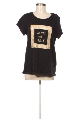 Γυναικείο t-shirt Today, Μέγεθος XXL, Χρώμα Μαύρο, Τιμή 11,99 €