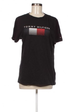 Damski T-shirt Tommy Hilfiger, Rozmiar M, Kolor Czarny, Cena 137,99 zł