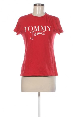 Tricou de femei Tommy Jeans, Mărime S, Culoare Roșu, Preț 157,99 Lei