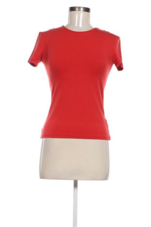 Γυναικείο t-shirt Zara, Μέγεθος M, Χρώμα Κόκκινο, Τιμή 12,25 €