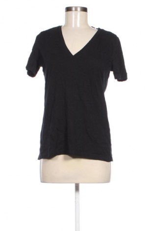 Дамска тениска Zara, Размер M, Цвят Черен, Цена 7,99 лв.