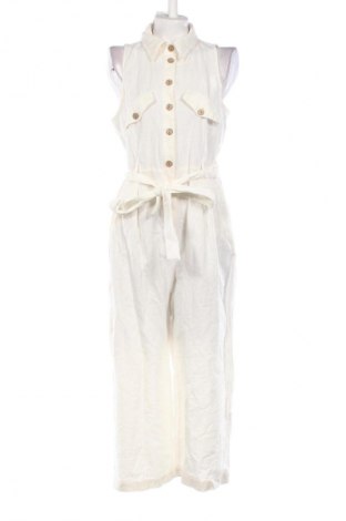 Salopetă lungă de damă Zara, Mărime L, Culoare Alb, Preț 196,99 Lei