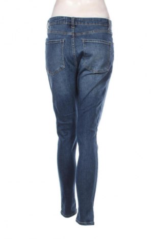 Blugi de femei Bershka, Mărime L, Culoare Albastru, Preț 76,30 Lei