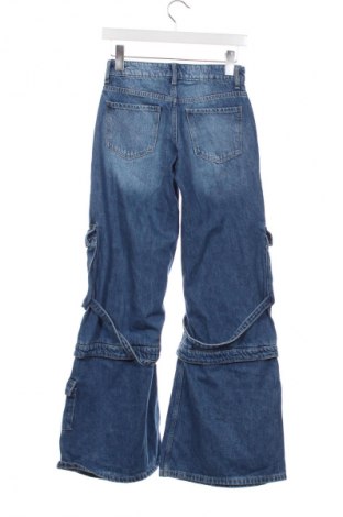 Blugi de femei Bershka, Mărime XS, Culoare Albastru, Preț 76,70 Lei