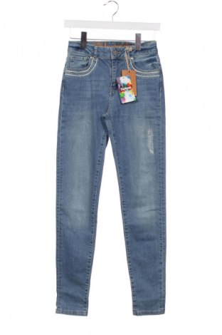 Дамски дънки Desigual, Размер XS, Цвят Син, Цена 172,00 лв.